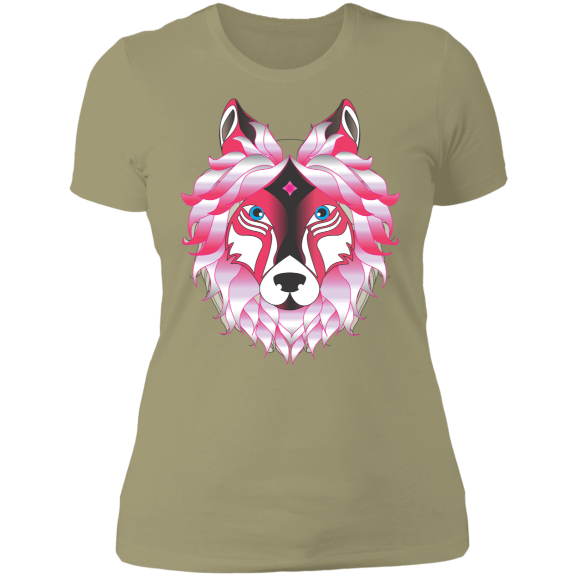 Multi - Woman Wolf - Ladies' Boyfriend Vintage T-Shirt