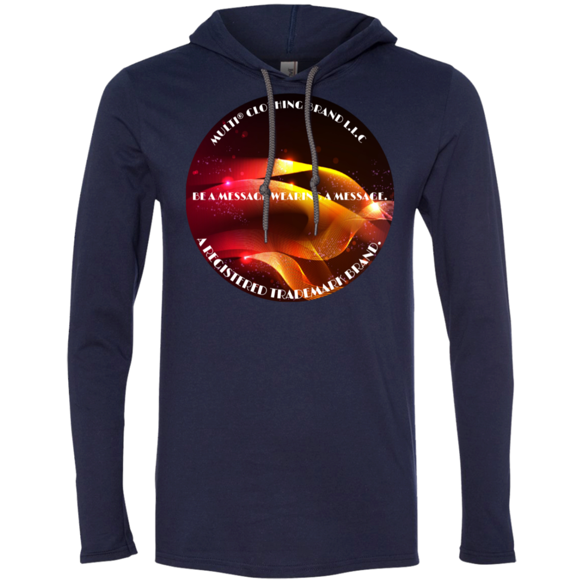 Multi Clothing Brand L.L.C - B.A.M.W.A.M - Abstract - Men's LS T-Shirt Hoodie CustomCat