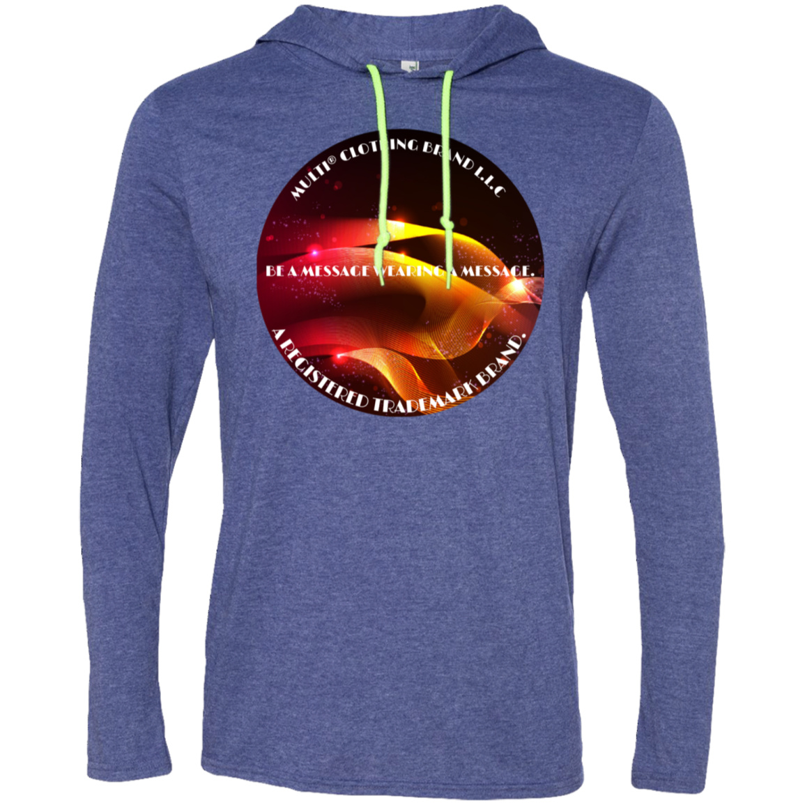 Multi Clothing Brand L.L.C - B.A.M.W.A.M - Abstract - Men's LS T-Shirt Hoodie CustomCat