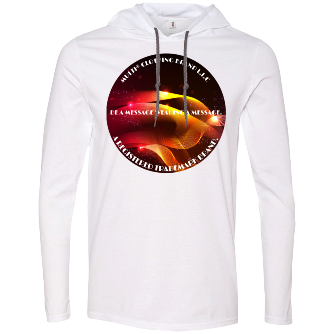 Multi Clothing Brand L.L.C - B.A.M.W.A.M - Abstract - Men's LS T-Shirt Hoodie CustomCat