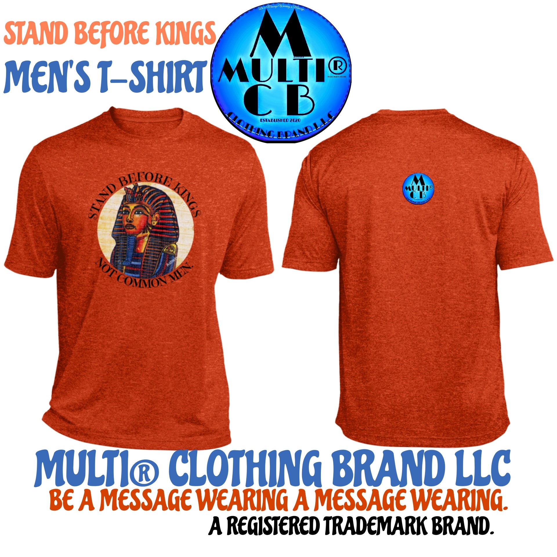 Stand Before Kings Men's T-Shirt-Multi clothing Brand