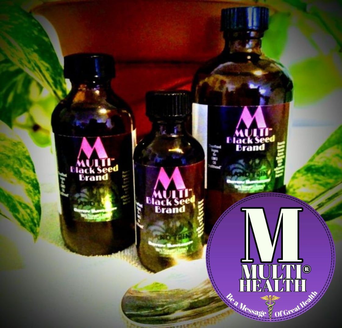 Multi Black Seed Brand bottles for natural wellness and better health.