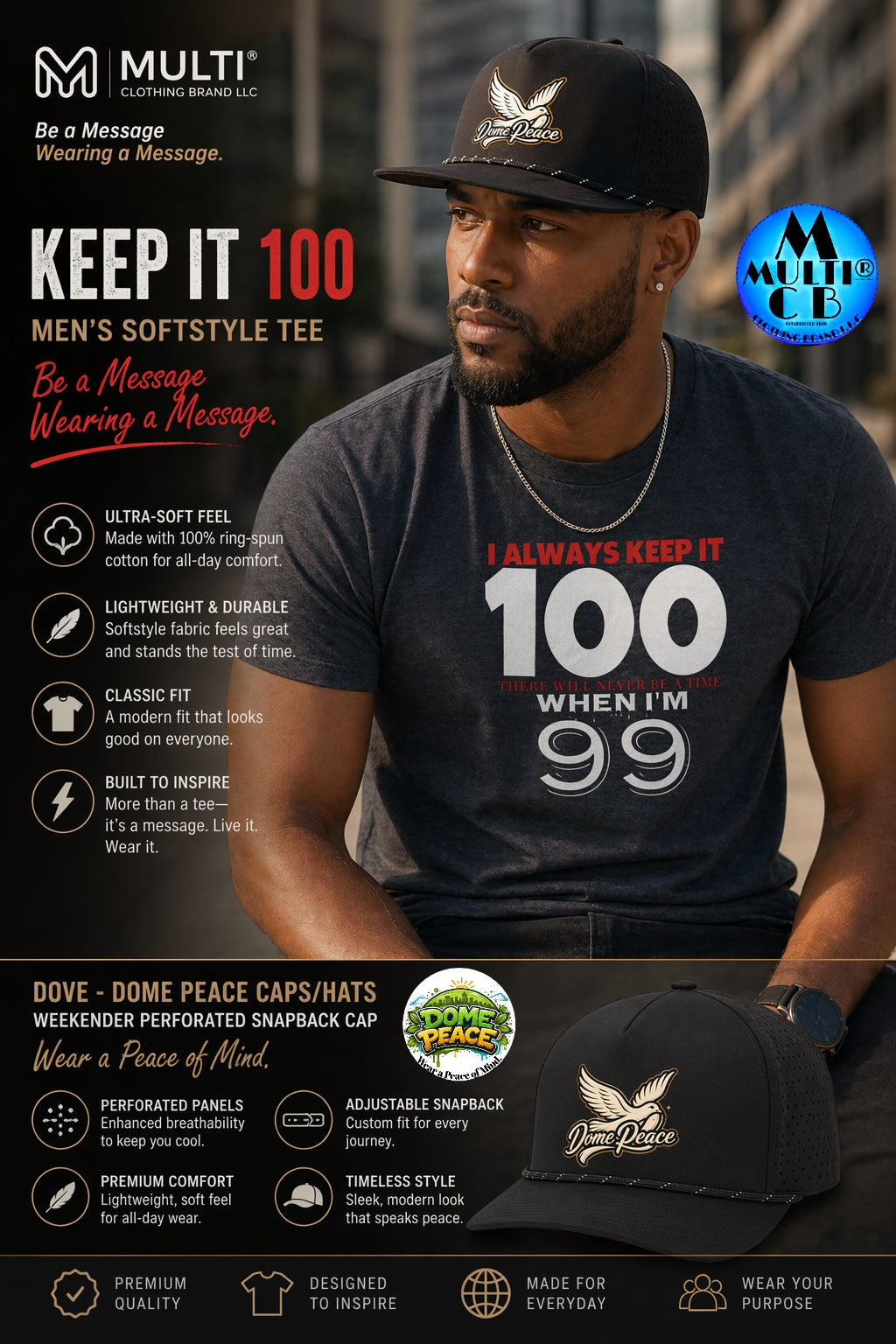 Stay 100: Why Wearing Your Message Matters More Than Ever