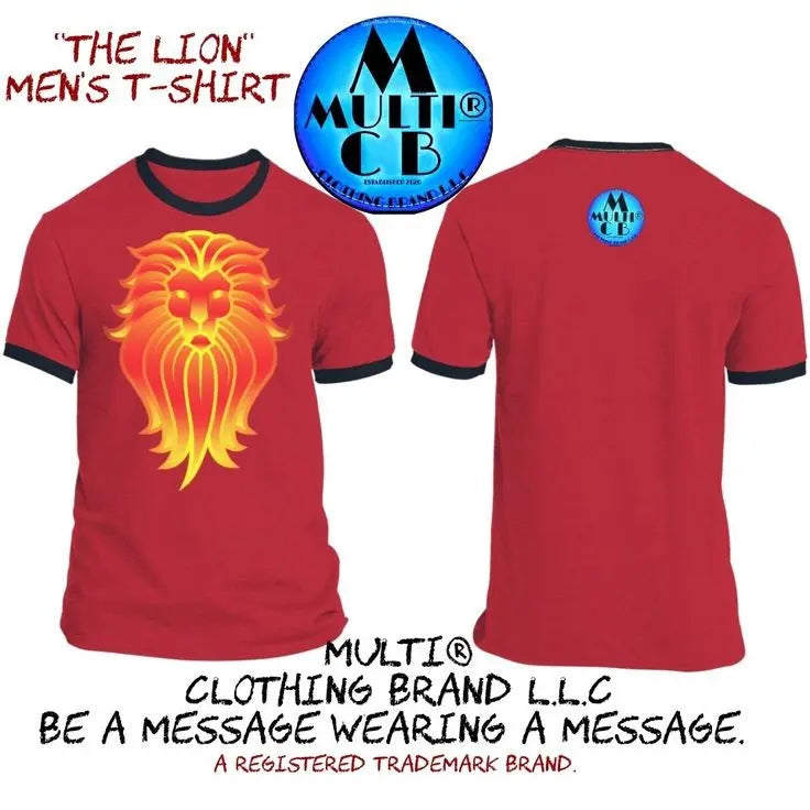 Be-a-Message-Wearing-a-Message-The-Lion-Men-s-Ringer-T-Shirt-from-Multi-Clothing-Brand-LLC Multi Clothing Brand L L C®