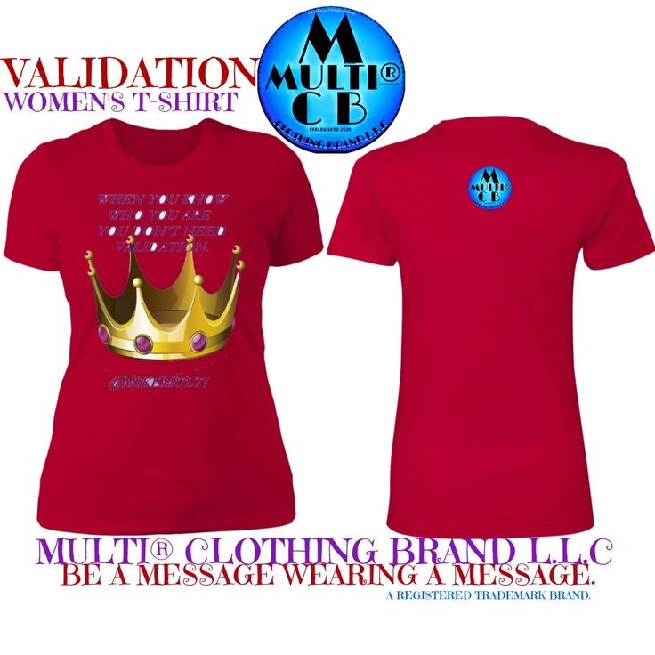 Validation Women's T-shirt - Multi clothing Brand