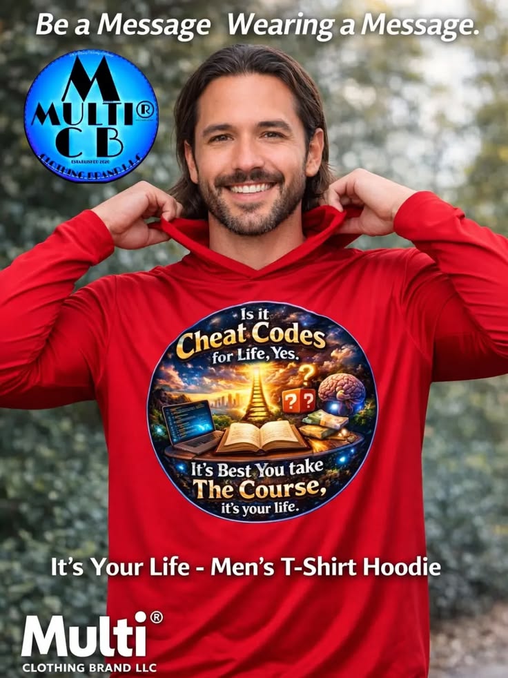 It’s Your Life – Men’s T-Shirt Hoodie | Performance Streetwear with Purpose