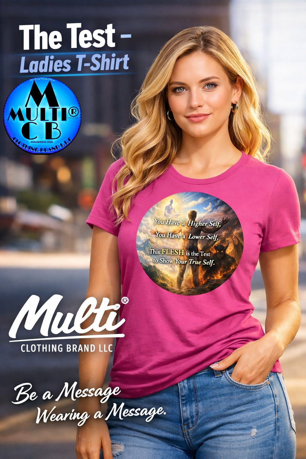 The Test – Ladies T-Shirt | A Motivational Women’s Graphic Tee That Inspires Purpose