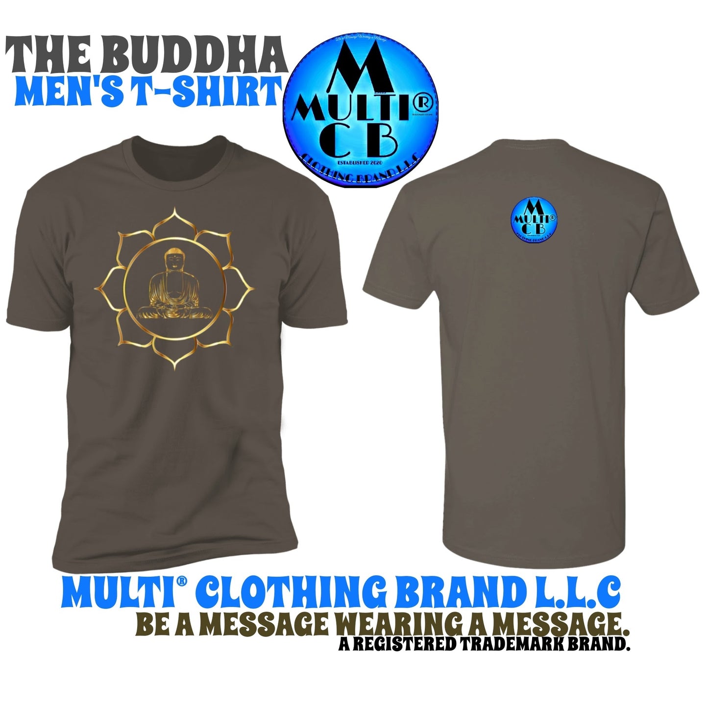 The Buddha - Men's Premium Short Sleeve T-Shirt CustomCat