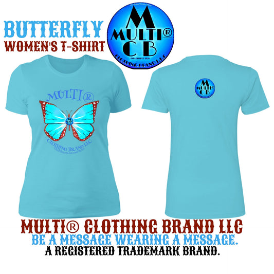 Multi Clothing Brand L.L.C - Butterfly - Women's T-Shirt CustomCat