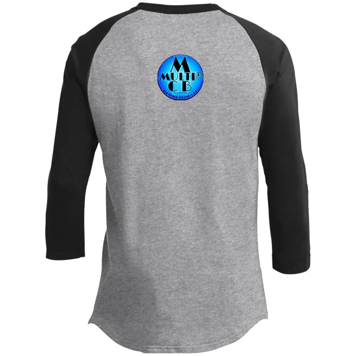 Blue Owl - Youth 3/4 Raglan Sleeve Shirt CustomCat