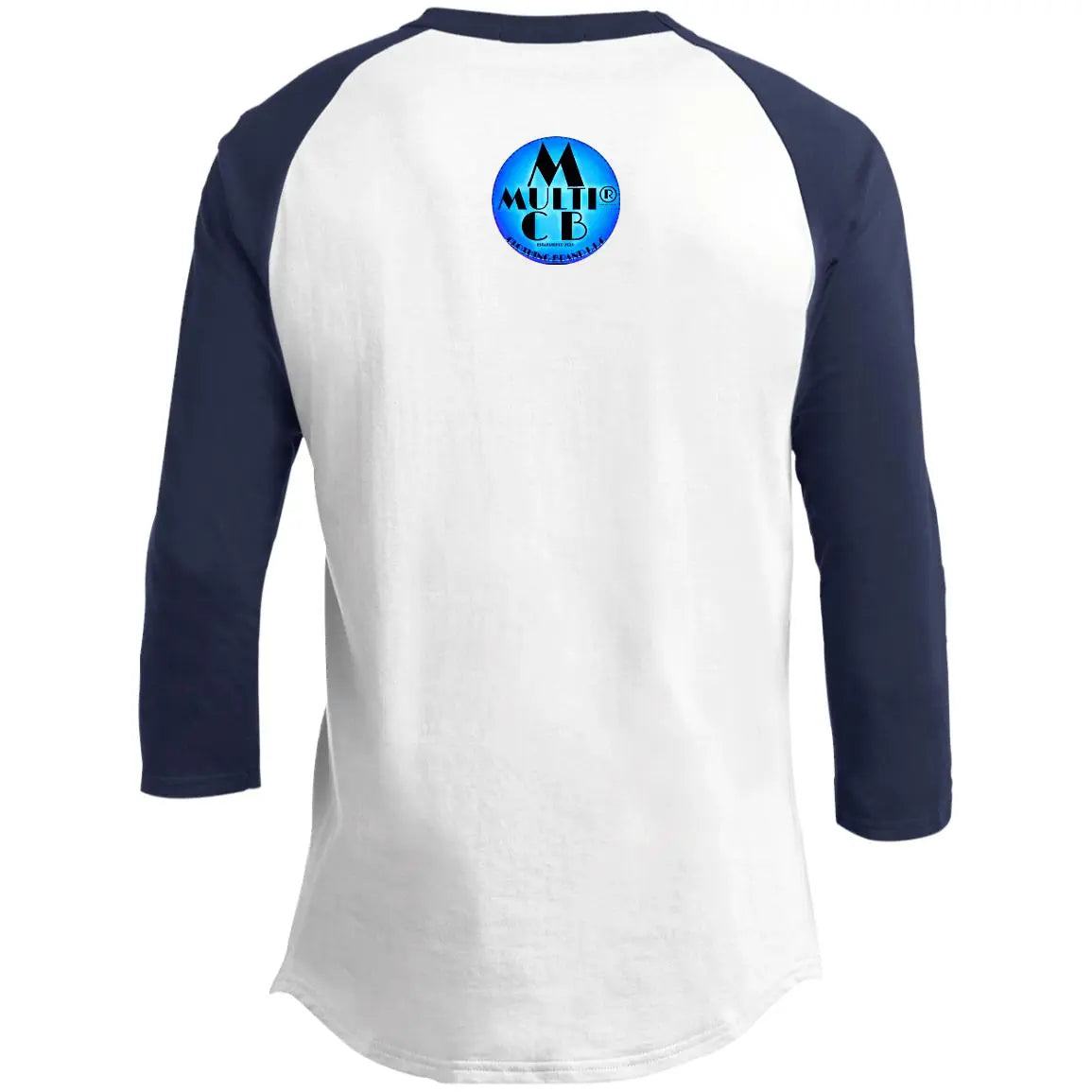 Find The Balance In Your Life - Men's 3/4 Raglan Sleeve Shirt CustomCat