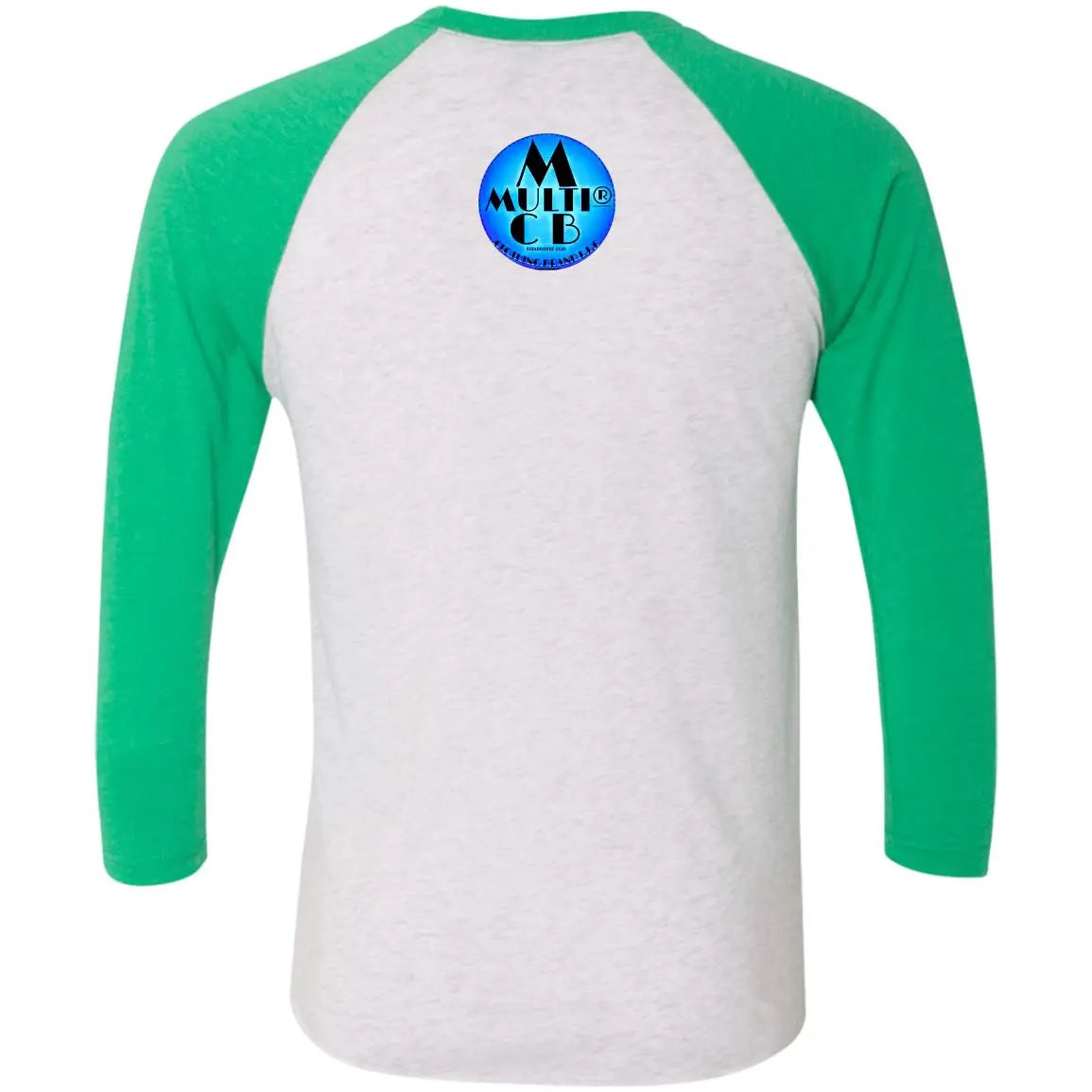 Be Your Own Motivation - Men's Tri-Blend 3/4 Sleeve Raglan T-Shirt CustomCat