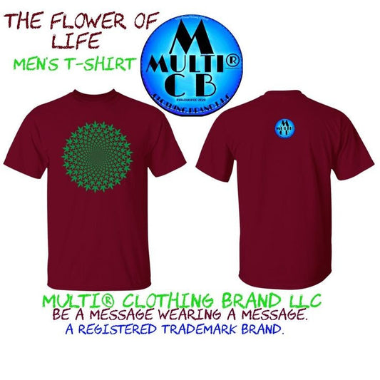 The Flower Of Life - Men - 5.3 oz. T-Shirt CustomCat