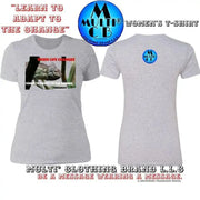 Adapt To Change Ladies T-Shirt CustomCat