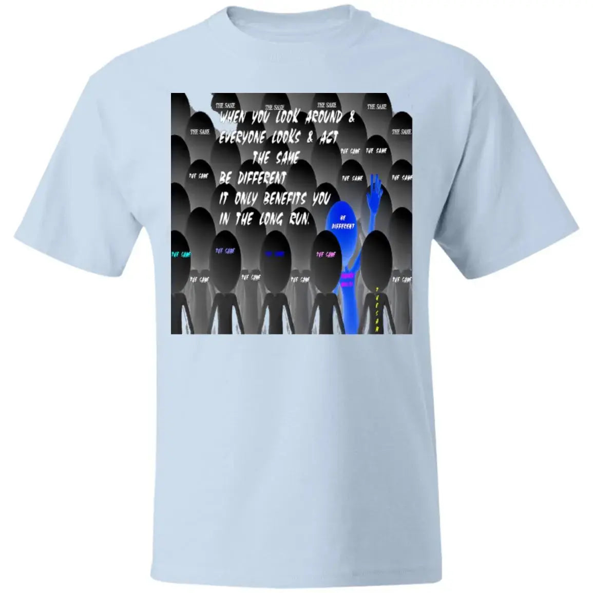 Be Different - Men's - SS - Cotton - T-Shirt CustomCat