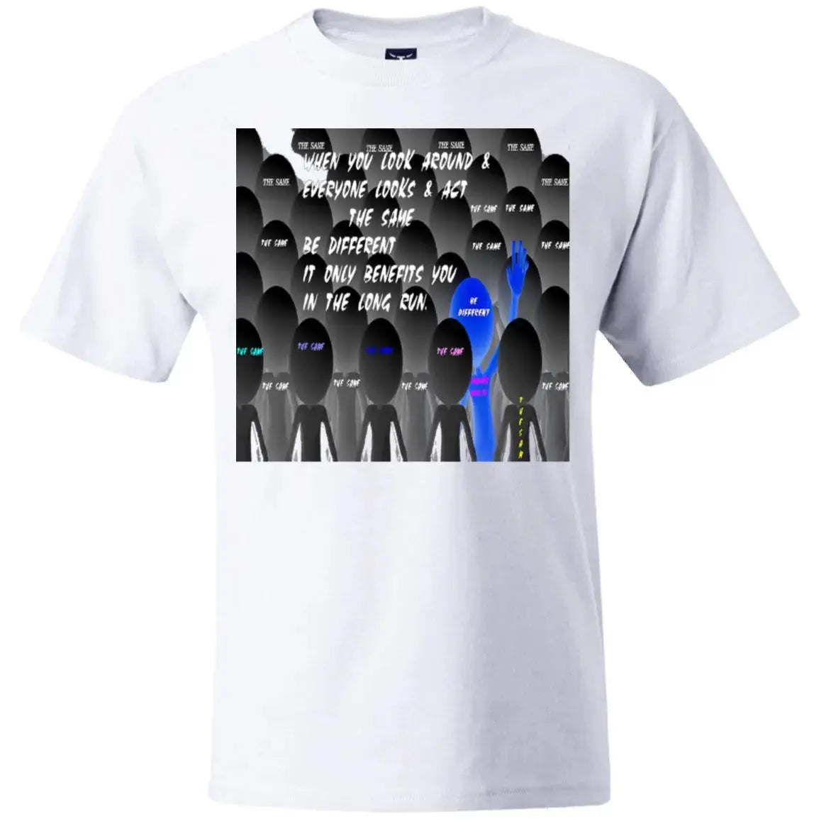 Be Different - Men's - SS - Cotton - T-Shirt CustomCat