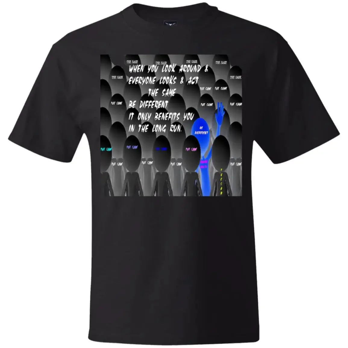 Be Different - Men's - SS - Cotton - T-Shirt CustomCat