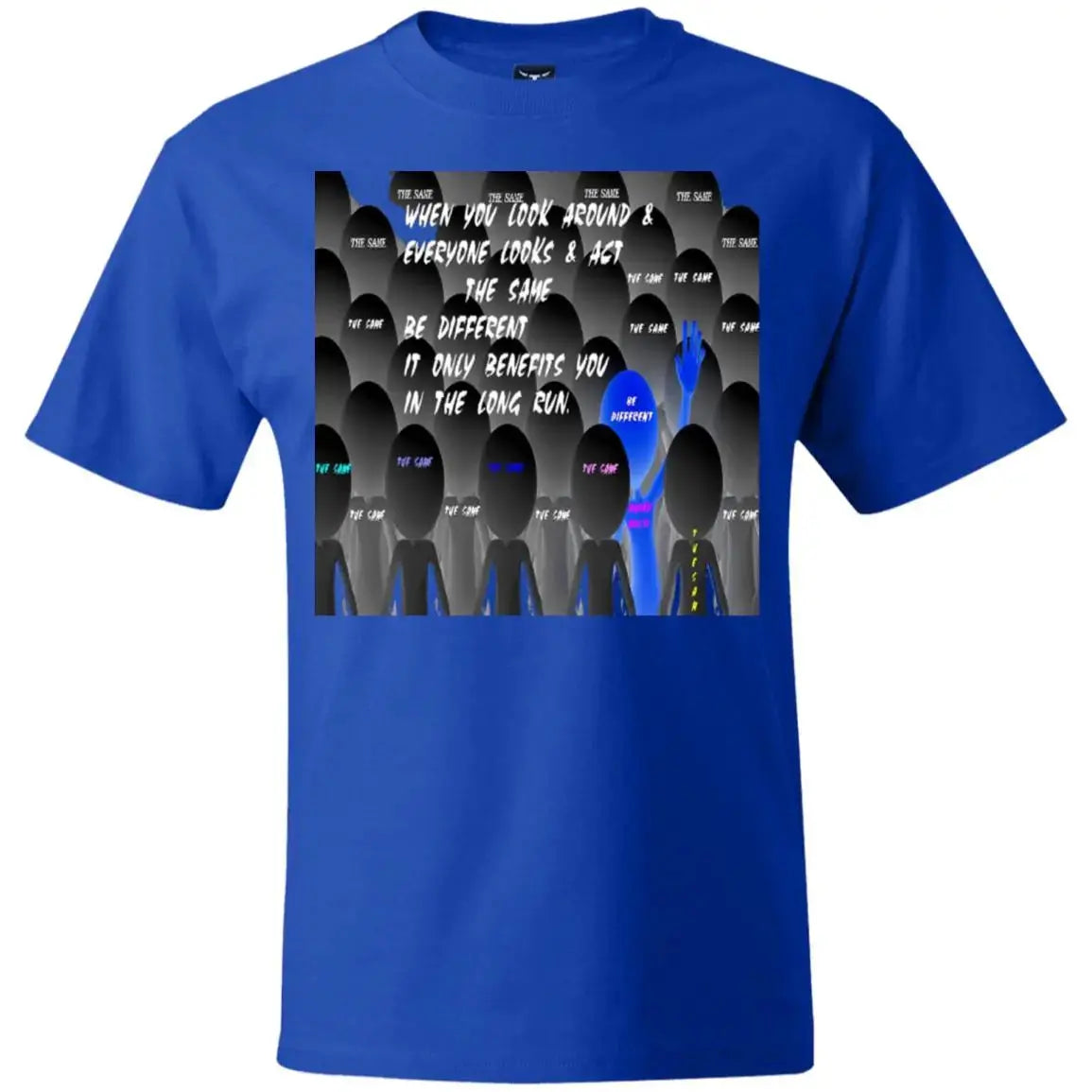Be Different - Men's - SS - Cotton - T-Shirt CustomCat