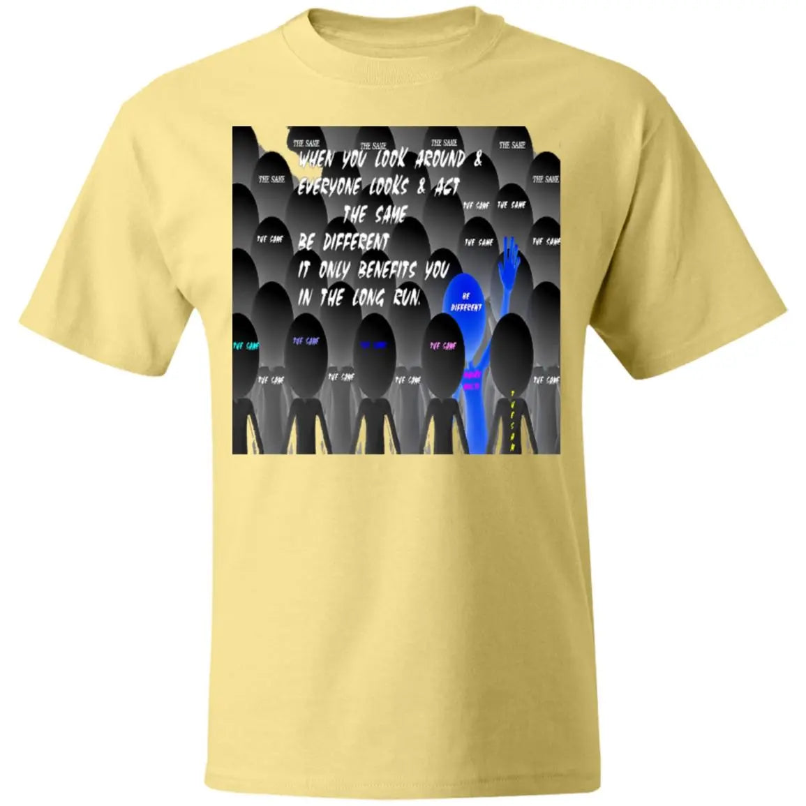 Be Diffrent - Men's Beefy T-Shirt CustomCat