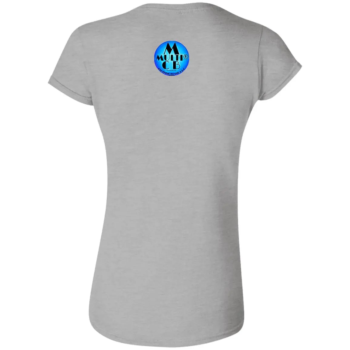 Be Diffrent - Softstyle Ladies' T-Shirt CustomCat