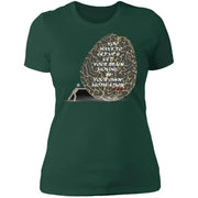 Be Your Own - Ladies BF T-Shirt CustomCat