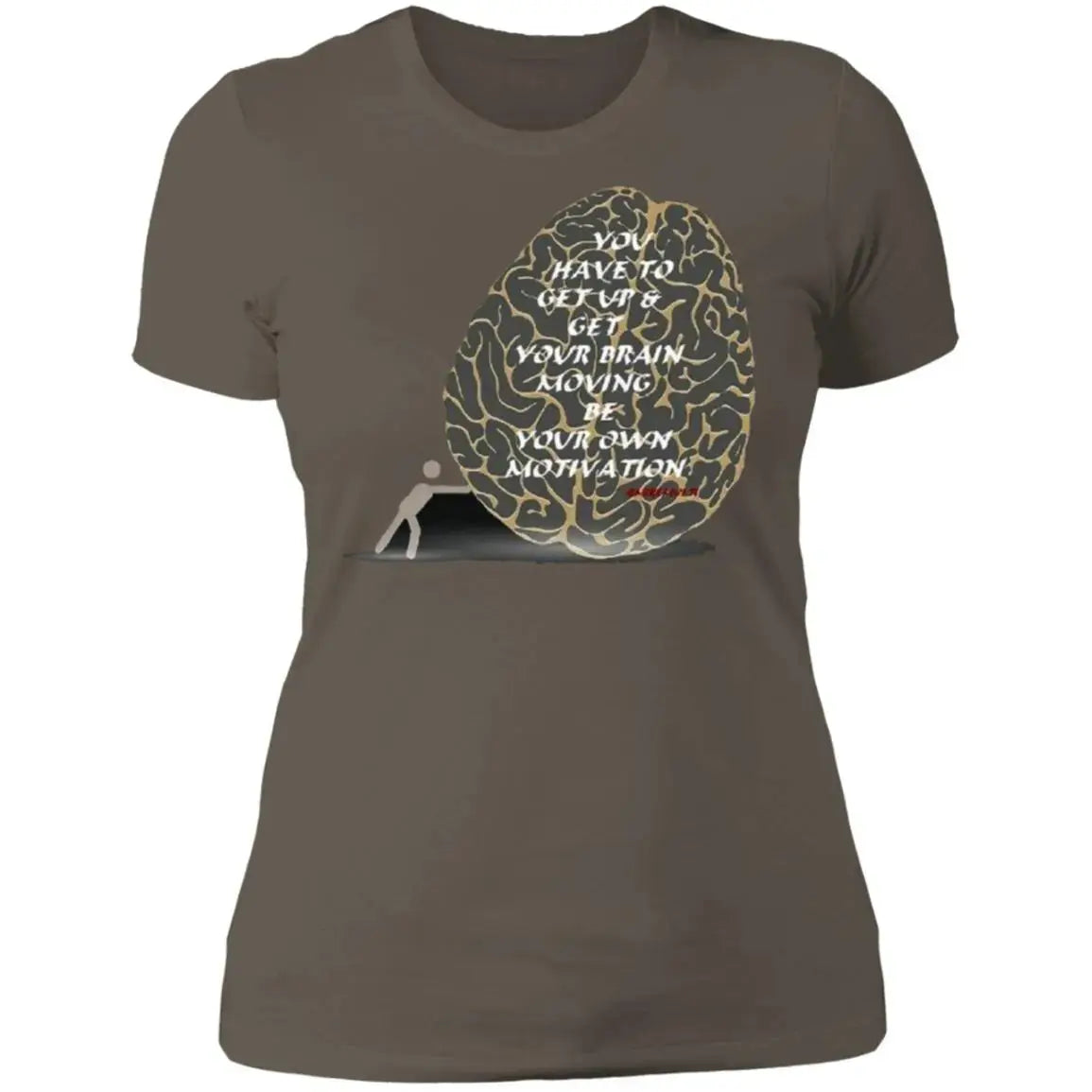 Be Your Own - Ladies BF T-Shirt CustomCat