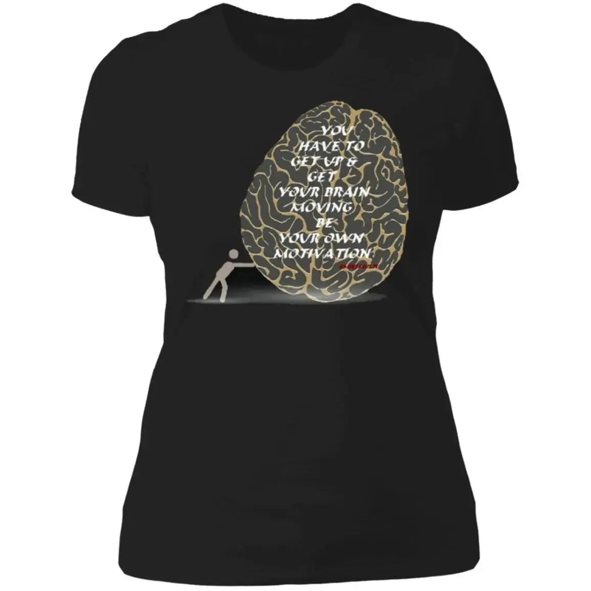 Be Your Own - Ladies BF T-Shirt CustomCat