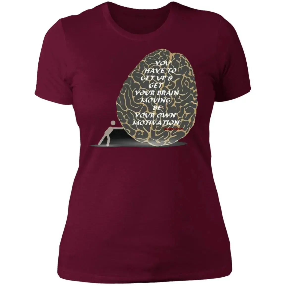 Be Your Own - Ladies BF T-Shirt CustomCat
