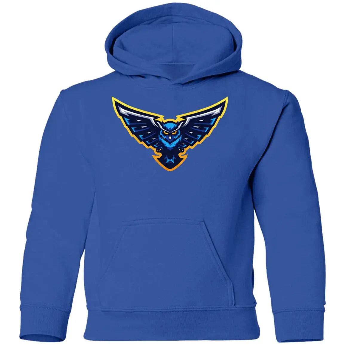 Blue Owl - Youth Pullover Hoodie CustomCat