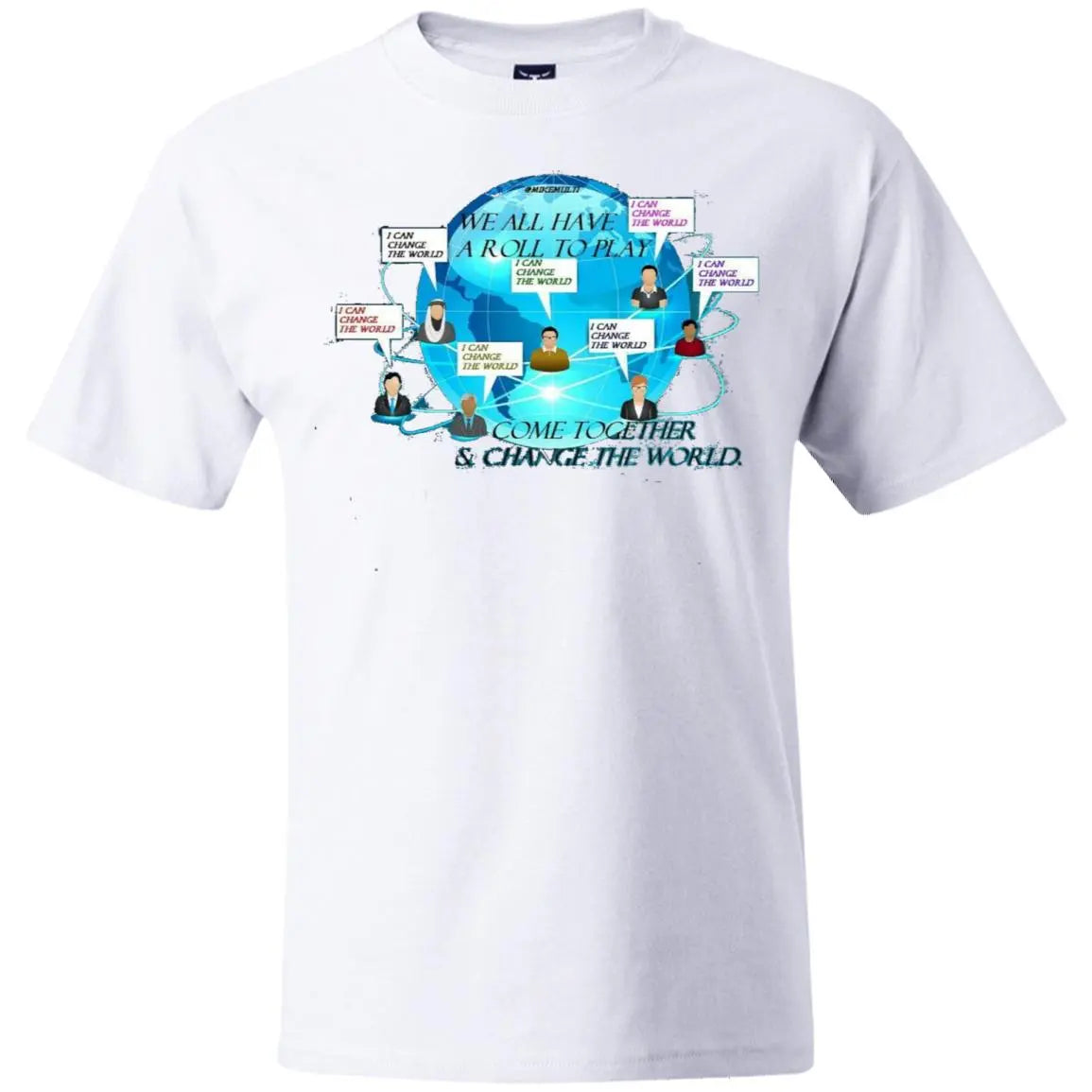 Come Together & Change The World - Men's Beefy T-Shirt CustomCat