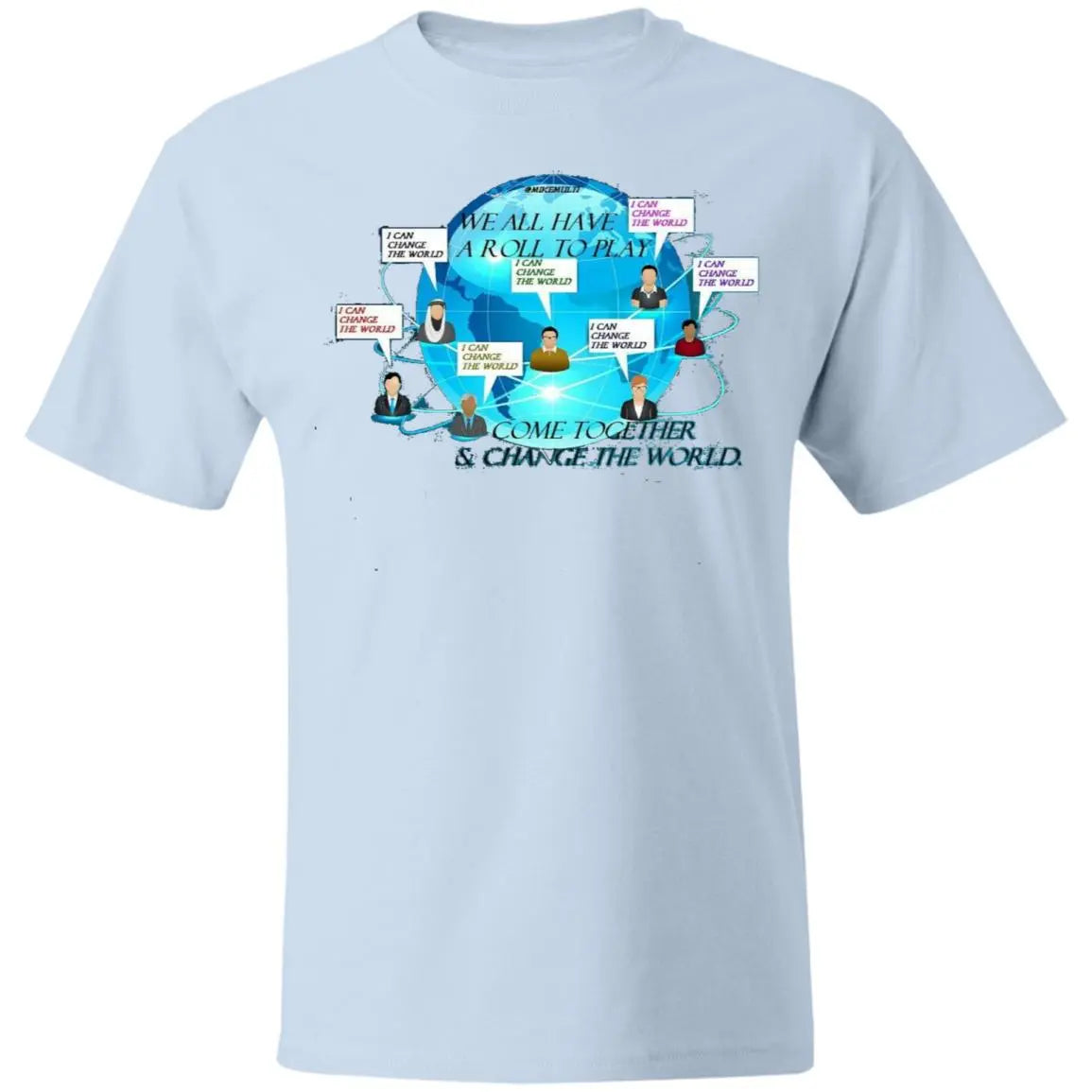 Come Together & Change The World - Men's Beefy T-Shirt CustomCat