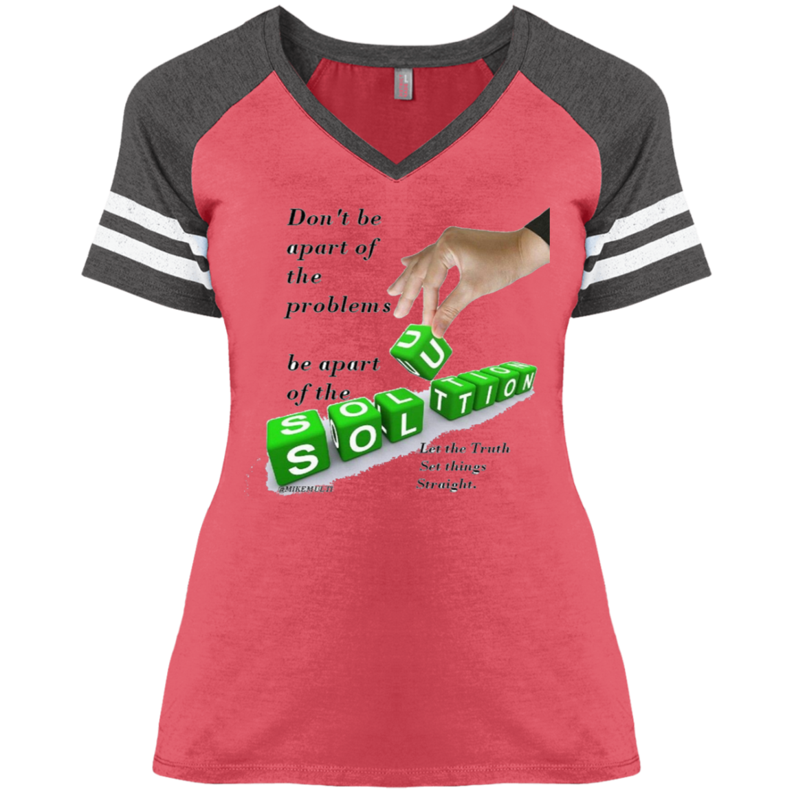 Solution - Ladies V-Neck T-Shirt