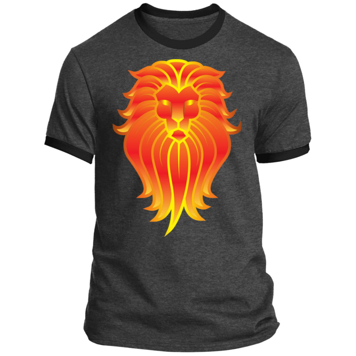 Multi - The Lion - Men's Ringer Vintage T-shirt