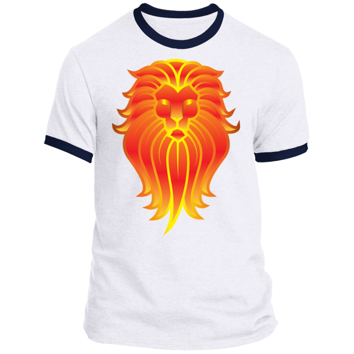 Multi - The Lion - Men's Ringer Vintage T-shirt