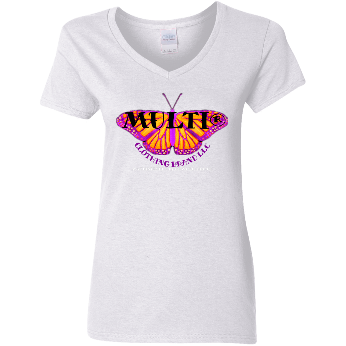 Multi Clothing Brand L.L.C - Purple Butterfly - Women's T-Shirt CustomCat