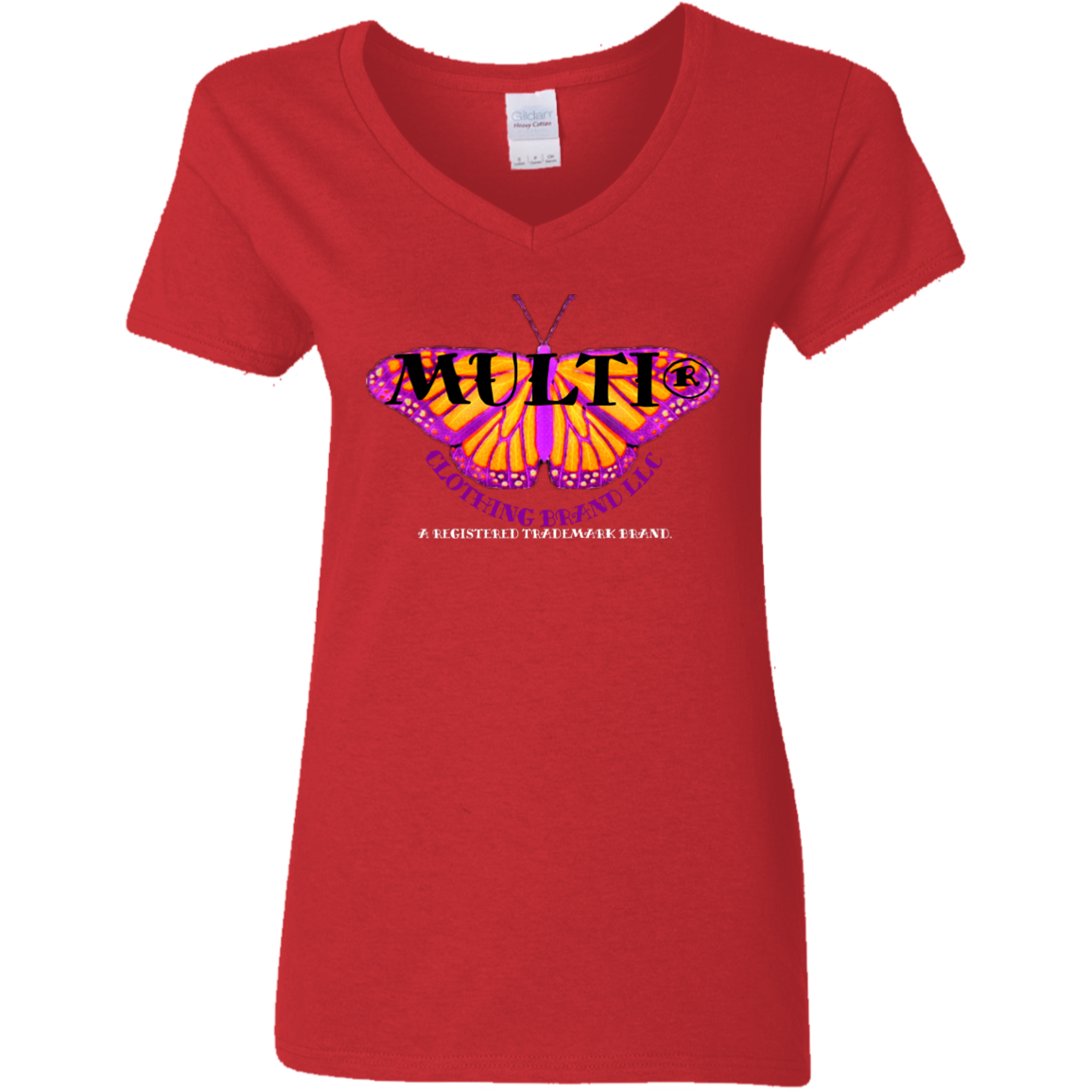 Multi Clothing Brand L.L.C - Purple Butterfly - Women's T-Shirt CustomCat