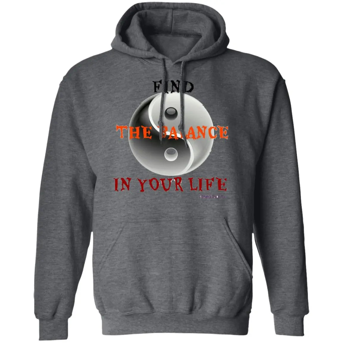 Find The Balance In Your Life - Men's Pullover Hoodie CustomCat