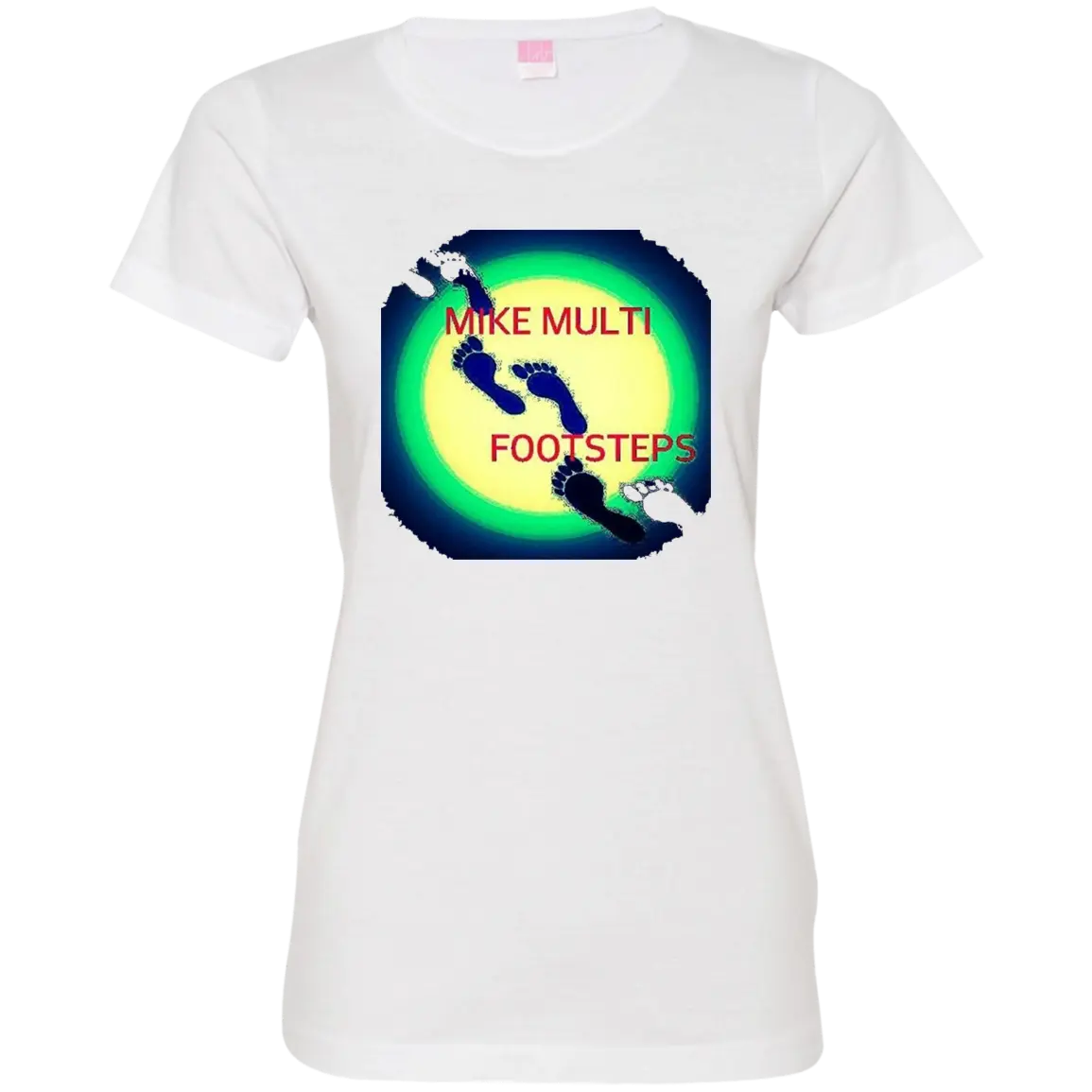 Footsteps - Ladies - FJ T-Shirt CustomCat