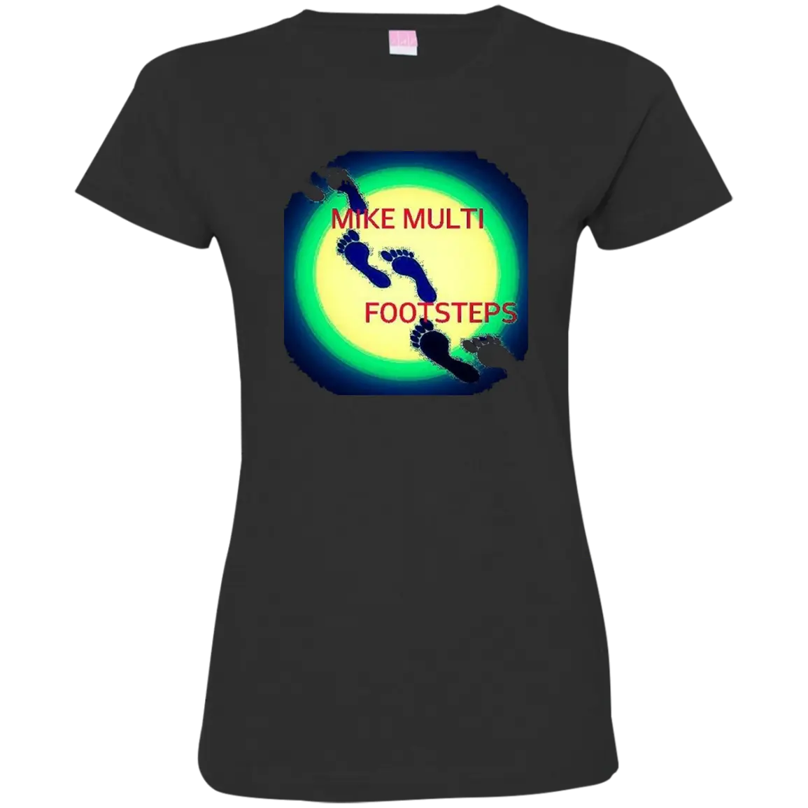 Footsteps - Ladies - FJ T-Shirt CustomCat