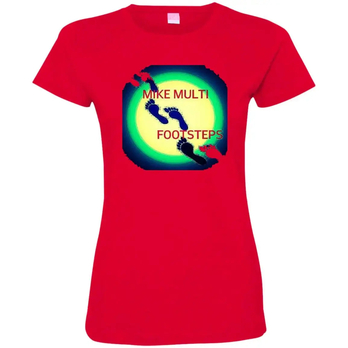 Footsteps - Ladies - FJ T-Shirt CustomCat