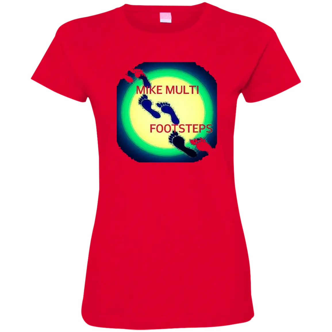Footsteps - Ladies - FJ T-Shirt CustomCat