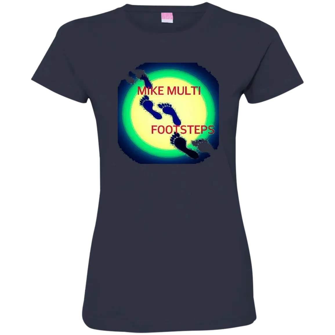 Footsteps - Ladies - FJ T-Shirt CustomCat