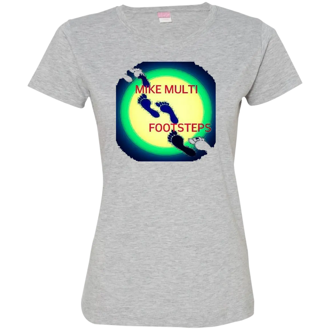 Footsteps - Ladies - FJ T-Shirt CustomCat