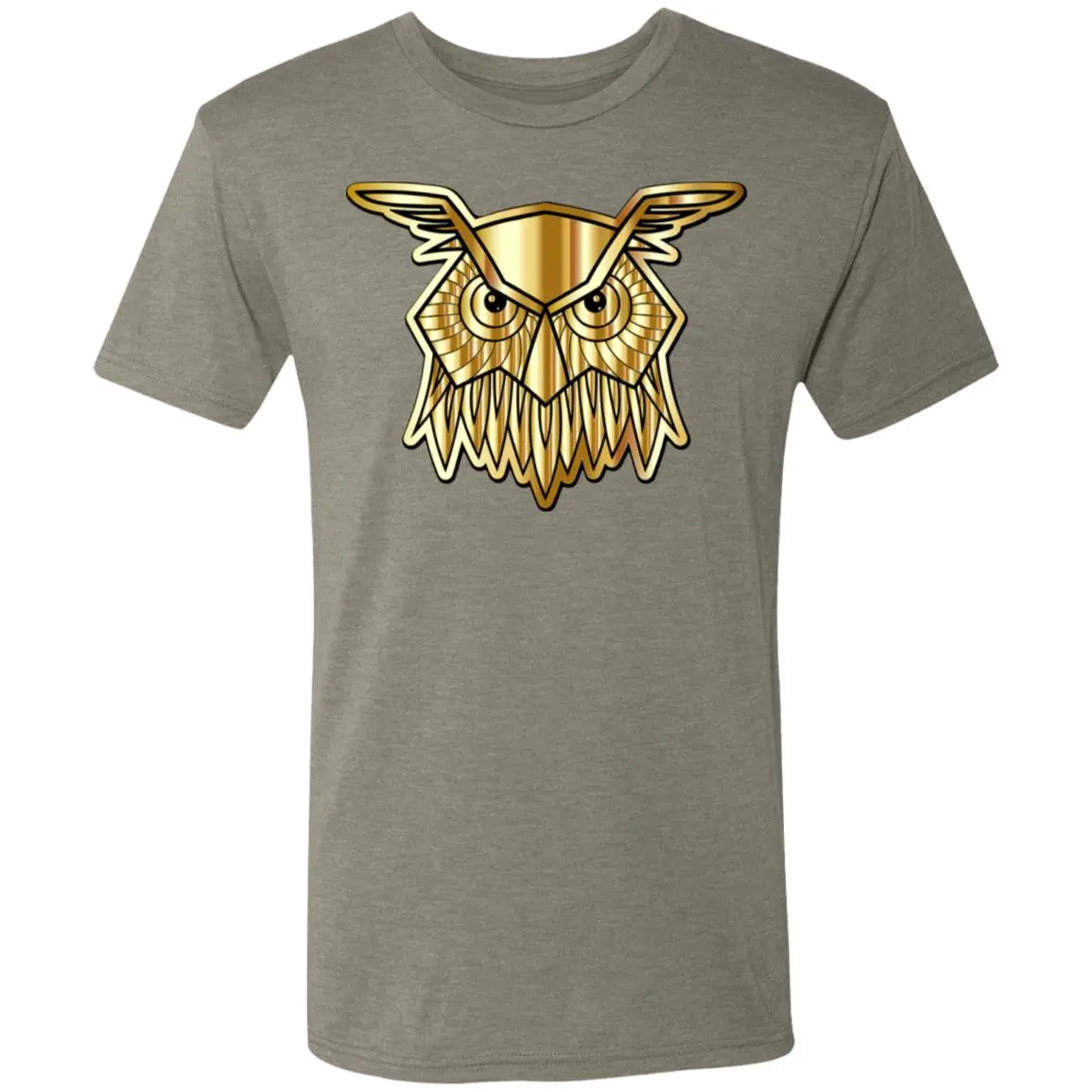 Golden Owl - Men's Triblend T-Shirt CustomCat