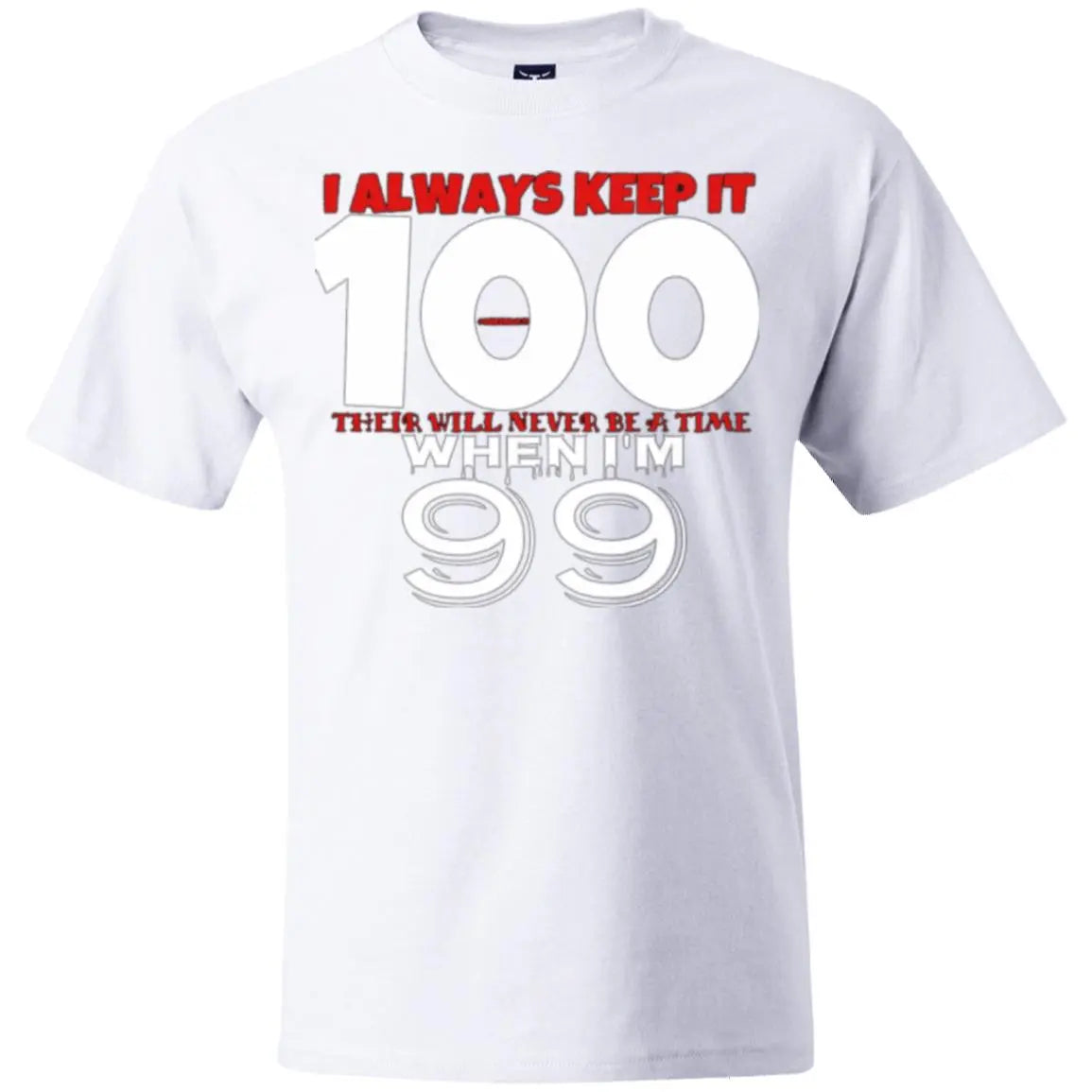 I Always Keep It 100 - Men's Beefy T-Shirt CustomCat