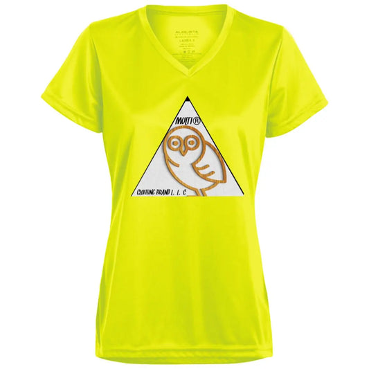 Multi Clothing Brand L.L.C - Owl - 1790 Ladies’ Moisture-Wicking V-Neck Tee CustomCat