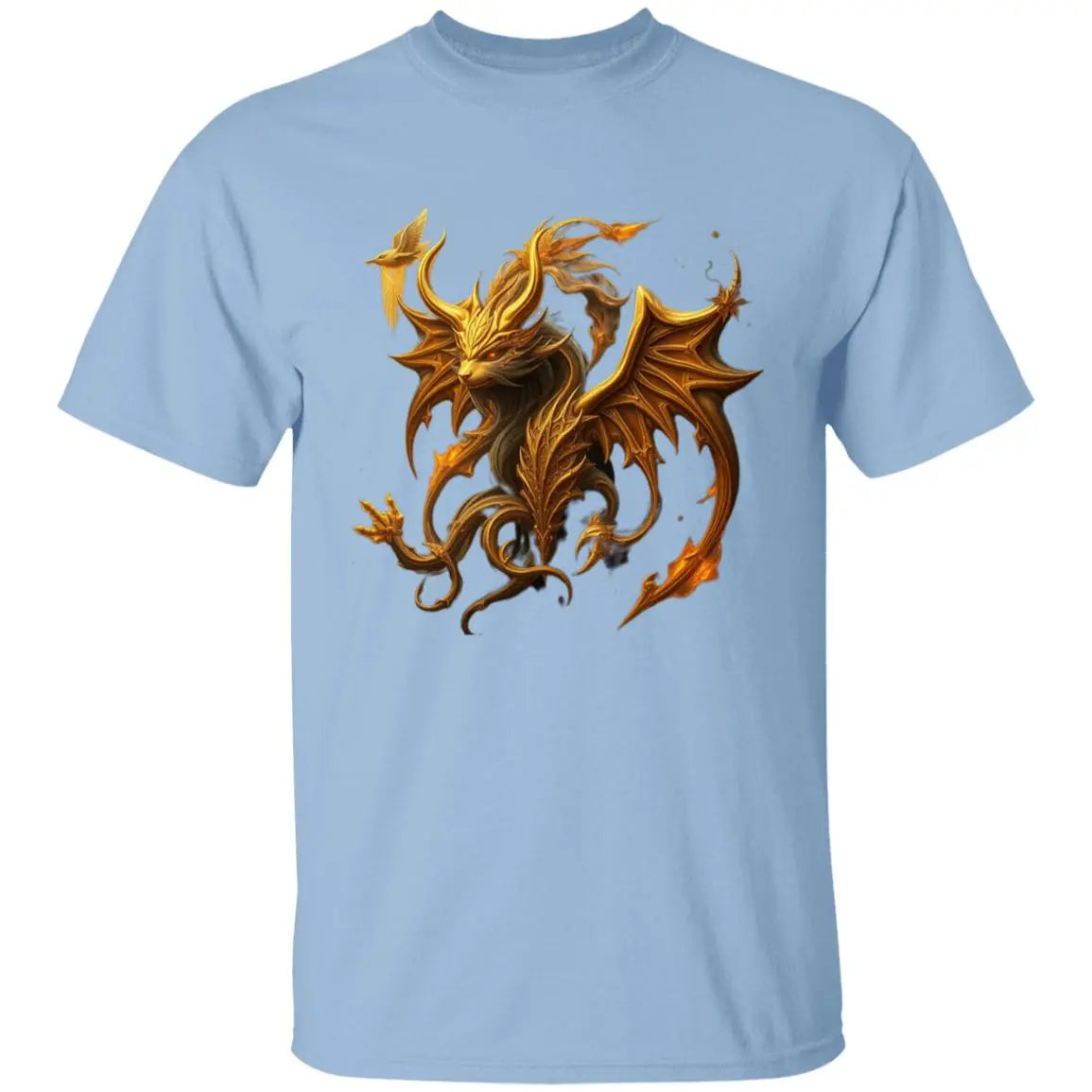 Multi - Dragon - G500B Youth 5.3 oz 100% Cotton T-Shirt CustomCat