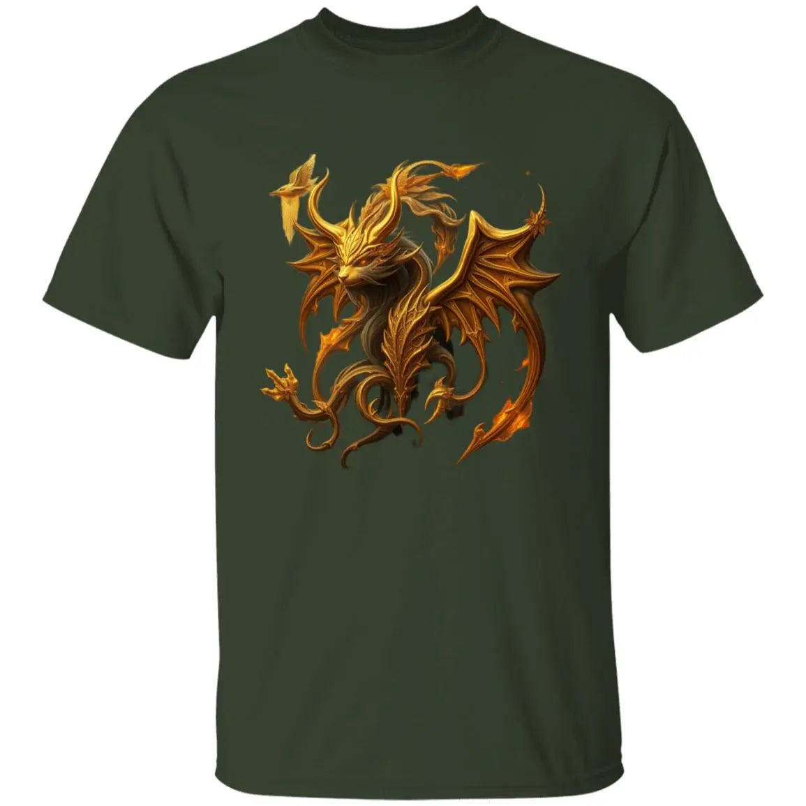 Multi - Dragon - G500B Youth 5.3 oz 100% Cotton T-Shirt CustomCat