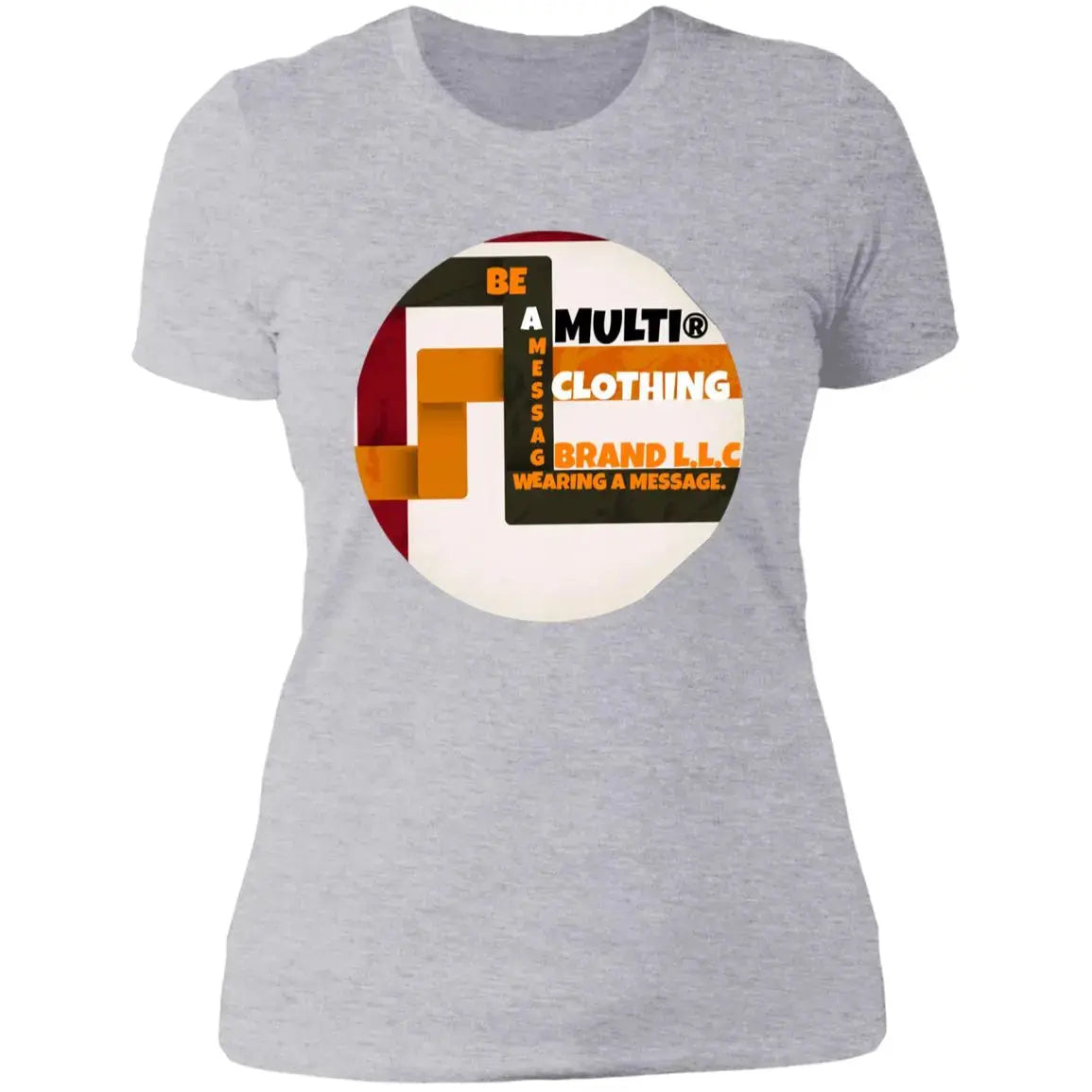 Multi - Ladies Boyfriend T-Shirt CustomCat