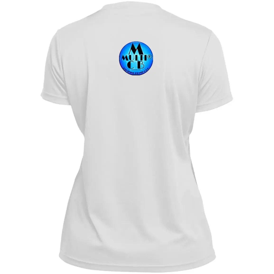 Multi Clothing Brand L.L.C - Owl - 1790 Ladies’ Moisture-Wicking V-Neck Tee CustomCat